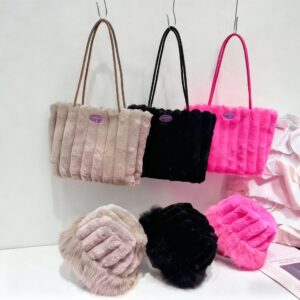 Plush Bag and Hat